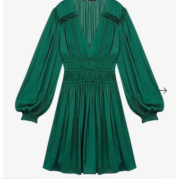 Maje Green Dress - Picture 1 of 3